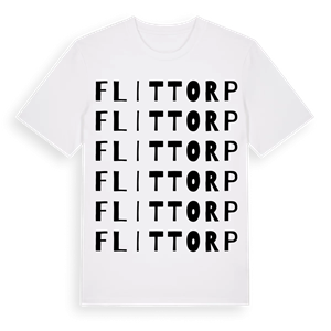Flittorp ordlek t-shirt – ekologisk bomull t-shirt från Pinshirt