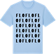 Blue Soul t-shirt med Flo ordlek t-shirt