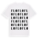 Flo ordlek t-shirt