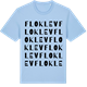 Blue Soul t-shirt med Flo klev ordlek t-shirt