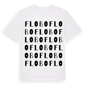 Flobo ordlek t-shirt – ekologisk bomull t-shirt från Pinshirt