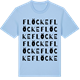 Blue Soul t-shirt med Flöcke ordlek t-shirt