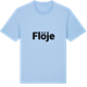Blue Soul t-shirt med Flöje fetstil t-shirt