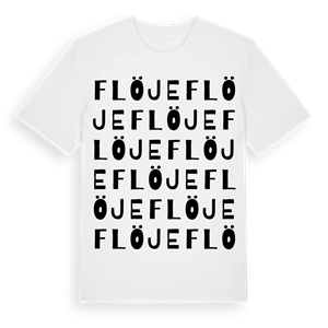 Flöje ordlek t-shirt – ekologisk bomull t-shirt från Pinshirt