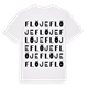 Flöje ordlek t-shirt