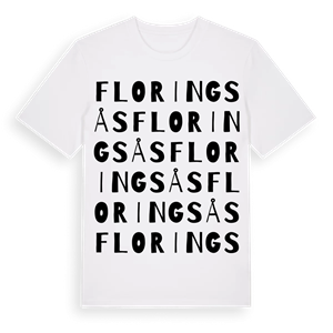 Floringsås ordlek t-shirt – ekologisk bomull t-shirt från Pinshirt