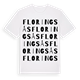 Floringsås ordlek t-shirt