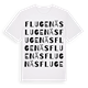 Flugenäs ordlek t-shirt