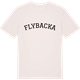 Vintage White t-shirt med Flybacka böjd t-shirt
