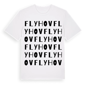 Flyhov ordlek t-shirt – ekologisk bomull t-shirt från Pinshirt