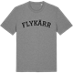 Mid Heather Gray t-shirt med Flykärr böjd t-shirt