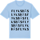 Blue Soul t-shirt med Flyksnäs ordlek t-shirt