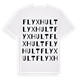 Flyxhult ordlek t-shirt