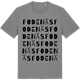 Mid Heather Gray t-shirt med Fodenäs ordlek t-shirt