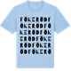 Blue Soul t-shirt med Fökeröd ordlek t-shirt