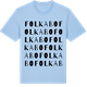 Blue Soul t-shirt med Folkabo ordlek t-shirt