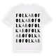 Folkabo ordlek t-shirt