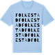 Blue Soul t-shirt med Folkestad ordlek t-shirt