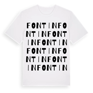 Fontin ordlek t-shirt – ekologisk bomull t-shirt från Pinshirt