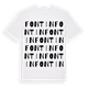 Fontin ordlek t-shirt