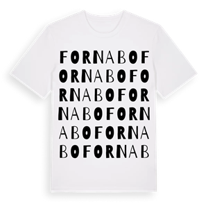 Fornabo ordlek t-shirt – ekologisk bomull t-shirt från Pinshirt