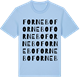 Blue Soul t-shirt med Fornebo ordlek t-shirt