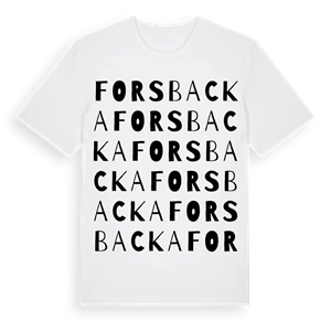 Forsbacka ordlek t-shirt – ekologisk bomull t-shirt från PinShirt