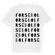 Forsebol ordlek t-shirt