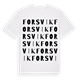 Forsvik ordlek t-shirt