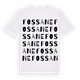 Fossane ordlek t-shirt