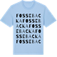 Blue Soul t-shirt med Fossebacka ordlek t-shirt