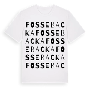 Fossebacka ordlek t-shirt – ekologisk bomull t-shirt från Pinshirt