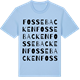 Blue Soul t-shirt med Fossebacken ordlek t-shirt