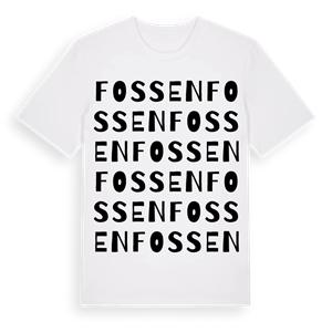 Fossen ordlek t-shirt – ekologisk bomull t-shirt från Pinshirt