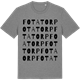 Mid Heather Gray t-shirt med Fotatorp ordlek t-shirt