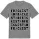 Mid Heather Gray t-shirt med Fräckestad ordlek t-shirt