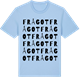 Blue Soul t-shirt med Frågot ordlek t-shirt