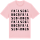 Pink Cotton t-shirt med Frälsegården ordlek t-shirt