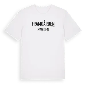 Framgården i Sverige t-shirt – ekologisk bomull t-shirt från Pinshirt