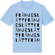 Blue Soul t-shirt med Främjeslätt ordlek t-shirt