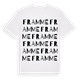Framme ordlek t-shirt