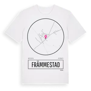 Främmestad t-shirt – ekologisk bomull t-shirt från Pinshirt