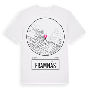 Framnäs t-shirt – ekologisk bomull t-shirt från Pinshirt