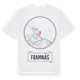 White t-shirt med Framnäs t-shirt