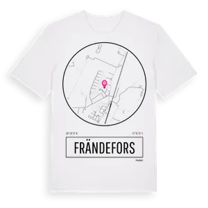 Frändefors t-shirt – ekologisk bomull t-shirt från Pinshirt