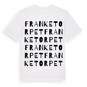 Franketorpet ordlek t-shirt – ekologisk bomull t-shirt från Pinshirt
