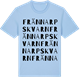 Blue Soul t-shirt med Frännarpskvarn ordlek t-shirt