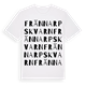Frännarpskvarn ordlek t-shirt