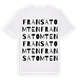 Fransatomten ordlek t-shirt