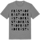 Mid Heather Gray t-shirt med Fråstad ordlek t-shirt
